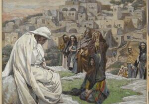 James Tissot (Nantes, France, 1836–1902). Jesus Wept, 1886–1896. Brooklyn Museum.