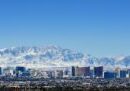 Winter Panoramic of the Las Vegas Strip Skyline